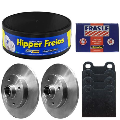 Kit Pastilha Disco Fusca 1.6 83 a 86 Dianteiro Teves Frasle