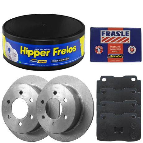 Kit Pastilha Disco Pajero 3.0 99 a 2004 Traseiro Sumitomo Frasle