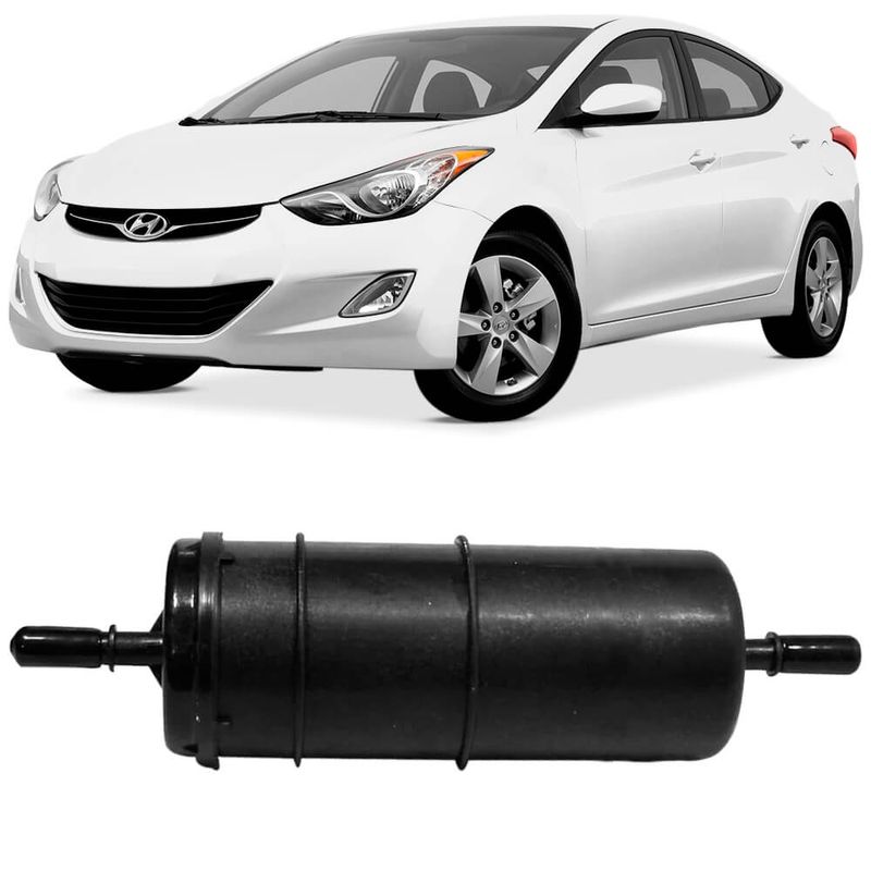 Filtro Combustível Hyundai Elantra 2.0 2017 Metal Leve Flex fortbras