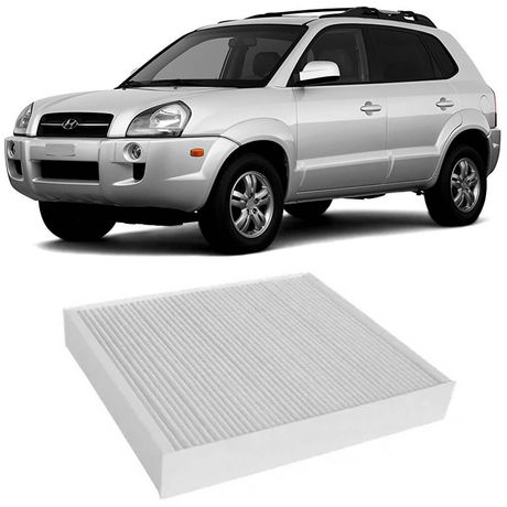 Filtro Cabine Ar Condicionado Hyundai Tucson 2005 a 2010 Metal Leve