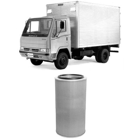 Filtro Ar Agrale 7000 96 a 2002 Metal Leve