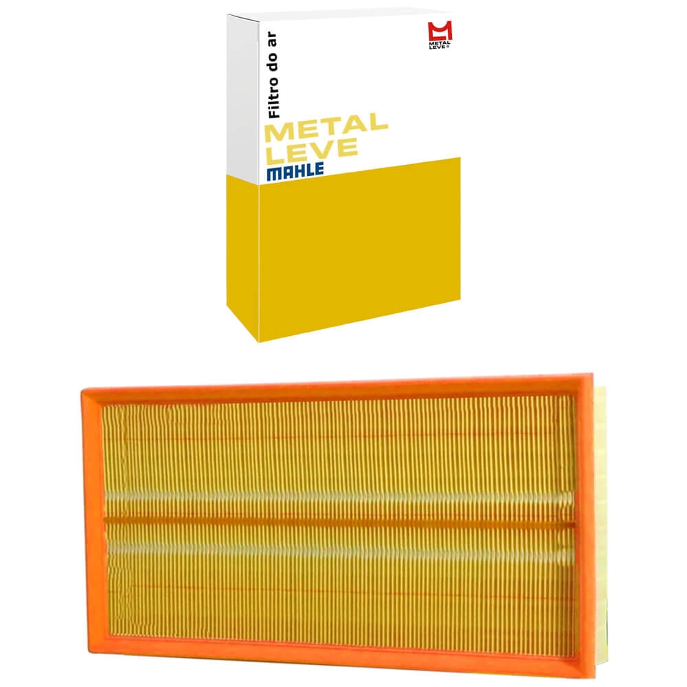 Filtro de ar Metal Leve MAHLE para Range Rover Sport, caixa e elemento filtrante