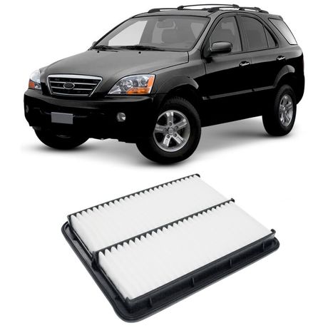 Filtro Ar Kia Sorento 3.5 2004 a 2006 Metal Leve
