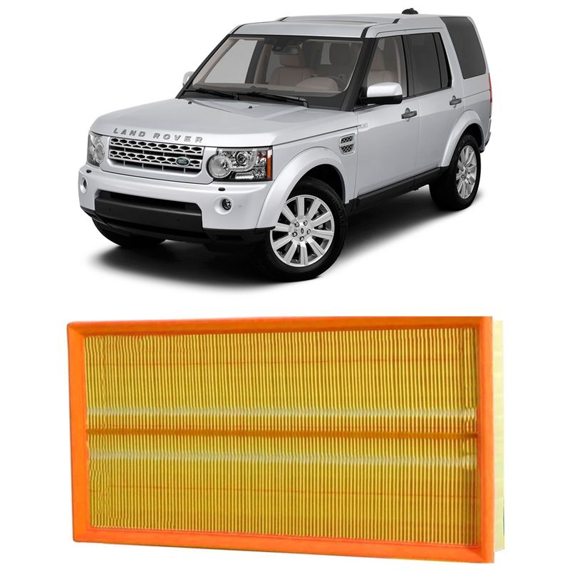 Filtro Ar Land Rover Discovery 3.0 4.4 2005 a 2015 Metal Leve