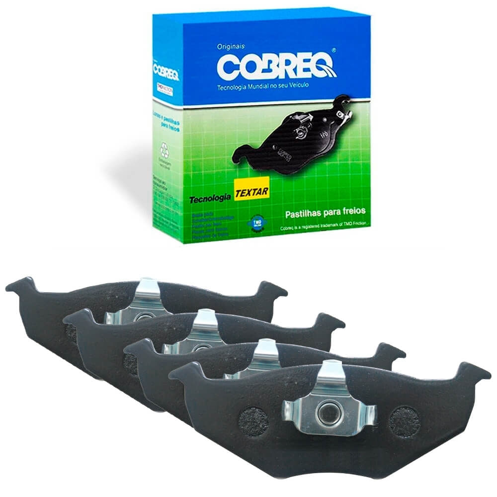 Kit Pastilha Freio Fox 2004 a 2018 Dianteira Bosch Cobreq - fortbras