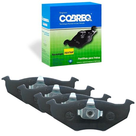 Kit Pastilha Freio Volkswagen Gol G5 2008 a 2012 Dianteira Bosch FSII Cobreq