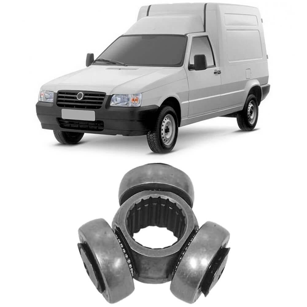 Trizeta tripeça Nakata com Fiat Fiorino ao fundo