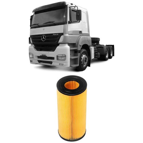 Filtro Óleo Mercedes Benz Axor 2035S Om 457 2005 a 2012 Tecfil