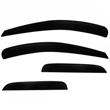 Calha de Chuva Acrílica Peugeot 206 2001 a 2012 4 Portas Tiger