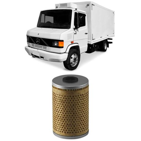 Filtro Óleo Mercedes Benz 710 Om 364 95 a 2012 Tecfil