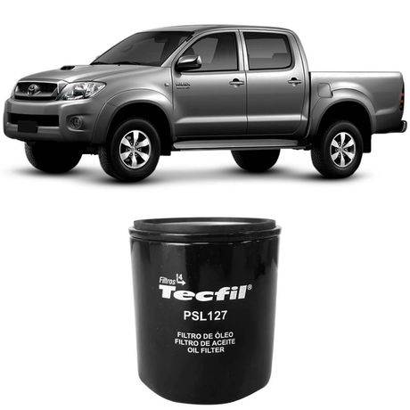 Filtro Óleo Toyota Hilux 2.5 2.7 2.8 3.0 2006 a 2019 Tecfil