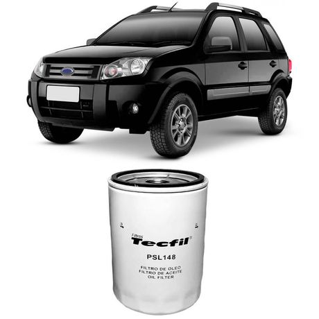 Filtro Óleo Ford Ecosport 1.0 1.6 8v 2003 a 2012 Tecfil
