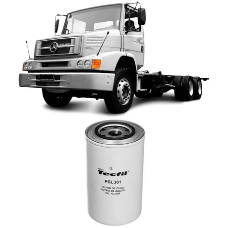 Filtro Óleo Mercedes Benz 1620 OM366 96 a 2012 Tecfil