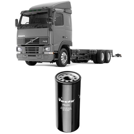 Filtro Óleo Volvo Fh12380 94 a 2006 Tecfil