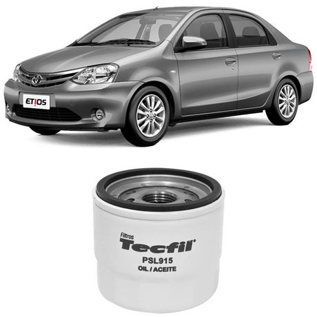 Filtro Óleo Toyota Etios 2013 a 2015 Tecfil PSL915