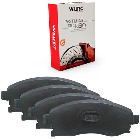 Kit Pastilha Freio Toyota Corolla XRS 2013 a 2019 Traseira Willtec