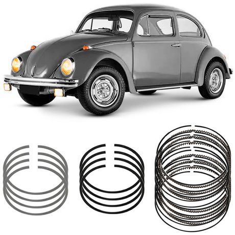 Jogo Anel Segmento STD Fusca 1.6 86 Metal Leve
