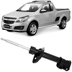 Amortecedor-dianteiro-Monroe-SP046-para-Chevrolet-Montana-2010-a-2017-destacando-a-peca-e-a-embalagem-