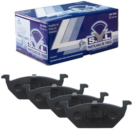 Kit Pastilha Freio Volkswagen Gol G6 2013 a 2017 Dianteira Teves 1042 SYL