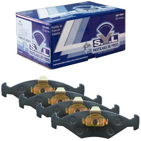 Kit Pastilha Freio Fiat Uno Mille 91 a 2009 Dianteira Teves 1185 SYL
