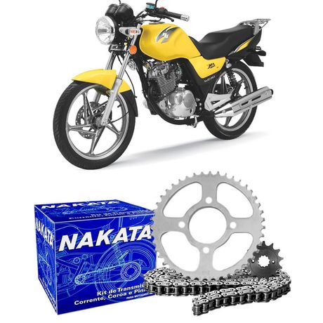 Kit Relação Transmissão Moto Suzuki Yes 125 2005 a 2014 Nakata