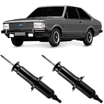 Amortecedores-dianteiros-Monroe-para-Ford-Corcel-78-a-81-com-carro-do-modelo-ao-fundo--Ideal-para-reposicao-e-performance-
