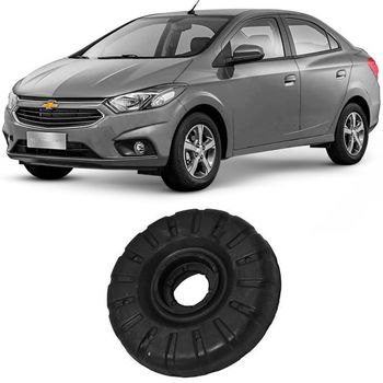 Coxim-amortecedor-dianteiro-para-Chevrolet-Prisma-2013-a-2019-modelo-Axios-212446-em-preto-material-resistente-