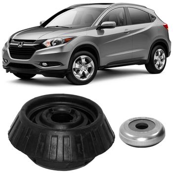 Coxim-amortecedor-dianteiro-Axios-221840-para-Honda-HR-V-2016-a-2018-em-borracha-e-metal-com-componentes-visiveis-