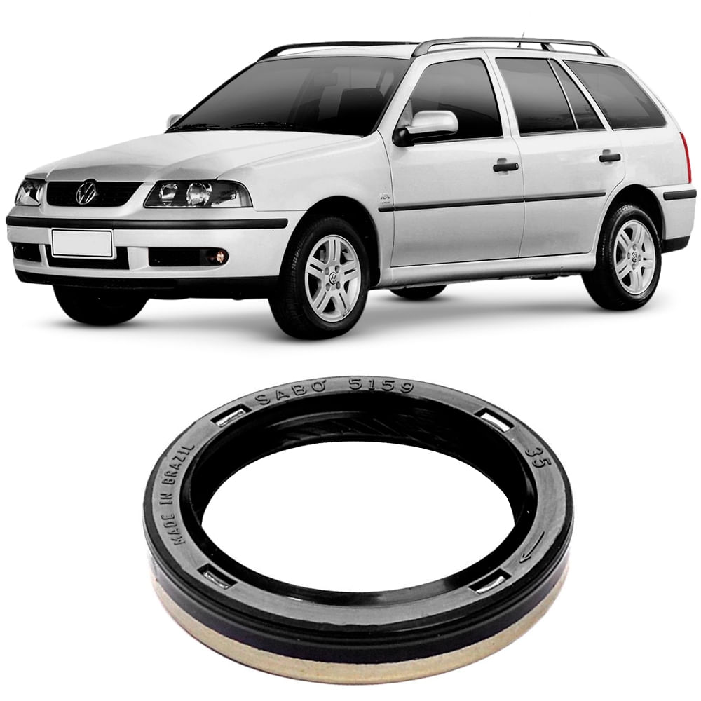 Retentor Virabrequim Sabó com imagem do carro Parati ao fundo