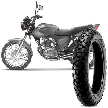 Pneu-traseiro-para-moto-Honda-CG-150-modelo-Tintan-Levorin-aro-18-90-90-18-ideal-para-desempenho-em-diferentes-terrenos-