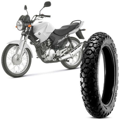 Pneu Moto Yamaha YBR 125 Factor Levorin by Michelin Aro 18 90/90-18 57p Traseiro Dingo Evo