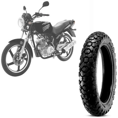 Pneu Moto Dafra Speed 150 Levorin by Michelin Aro 18 90/90-18 57p Traseiro Dingo Evo