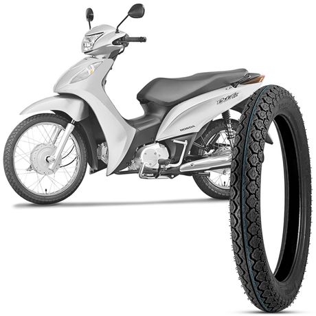 Pneu Moto Biz 125 Levorin Aro 17 2.50-17 43p Dianteiro Dakar Evo