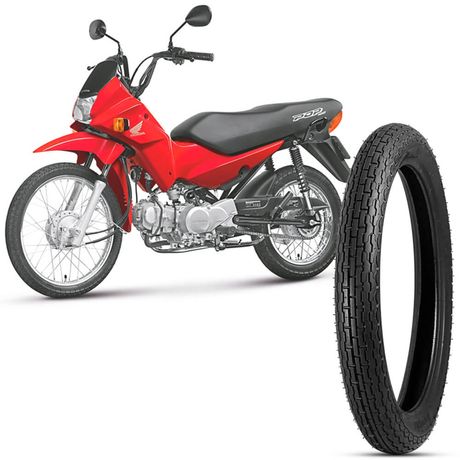 Pneu Moto Pop 100 Levorin by Michelin Aro 2.50-17 43p Dianteiro Traseiro Dakar Evo