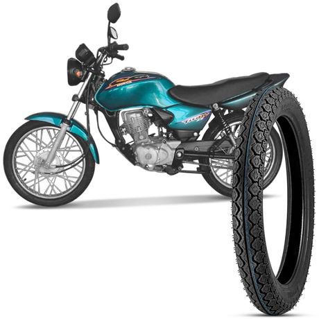 Pneu Moto Titan 125 Levorin Aro 18 90/90-18 57p M/C Traseiro Dakar Evo