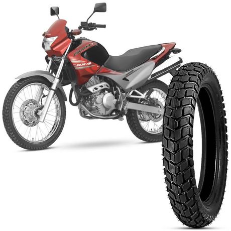 Pneu Moto Honda NX-4 Levorin by Michelin Aro 17 120/90-17 64S Traseiro Duna