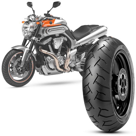 Pneu Moto Yamaha MT 01 Pirelli Aro 17 190/50r17 73w TL Traseiro Diablo
