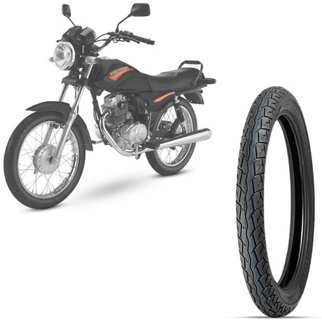 Pneu Moto Hunter 125 Levorin Aro 18 80/100-18 47p Dianteiro Matrix