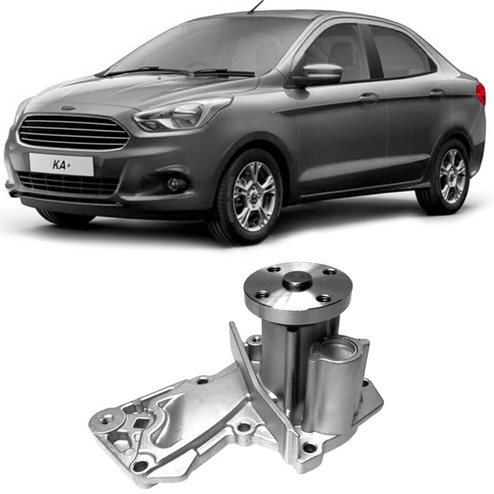 Ford Ka cinza e bomba d'água Schadek prateada compatível 2015-2019