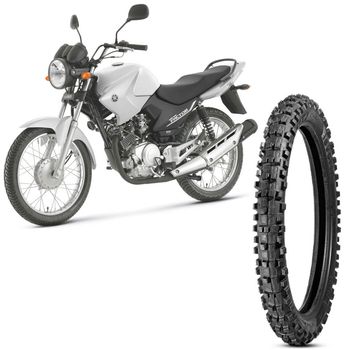 Pneu-dianteiro-Levorin-Raptor-2.75-18-para-moto-YBR-125-Factor-desenho-resistente-e-ideal-para-diversas-condicoes-de-terreno.