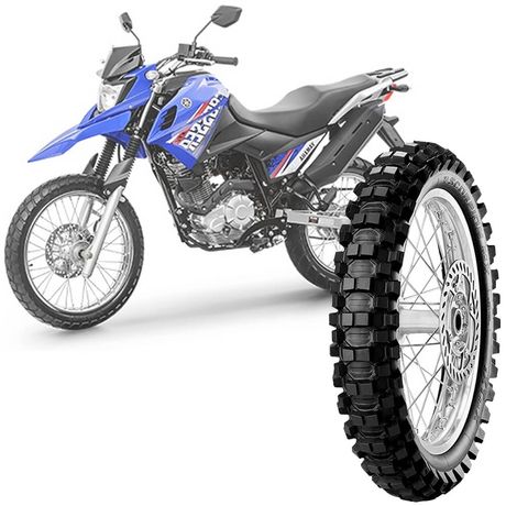 Pneu Moto Yamaha Xtz 150 Crosser Pirelli Aro 17 110/90-17 60m Traseiro Scorpion MX Extra J
