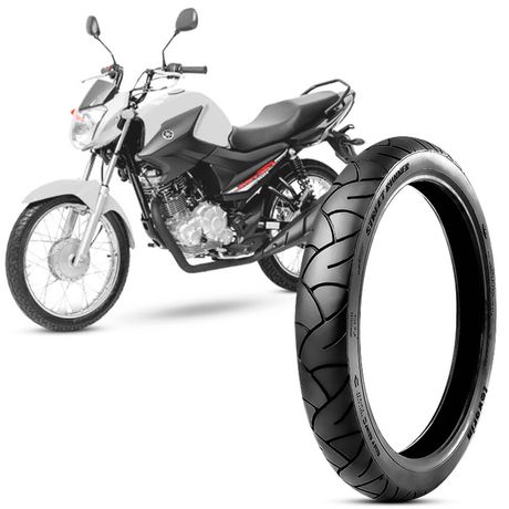 Pneu Moto Factor YBR 150 Levorin by Michelin Aro 18 90/90-18 57p Traseiro Street Runner