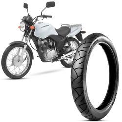 Pneu-Moto-CG-125-Cargo-Levorin-Aro-18-90-90-18-57p-Traseiro-Street-Runner-em-destaque-ao-lado-de-uma-moto-Honda.