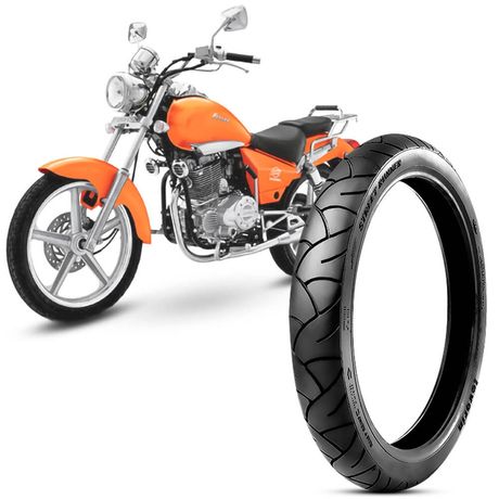 Pneu Moto Kansas 150 Levorin by Michelin Aro 18 2.75-18 48p Dianteiro Traseiro Street Runner