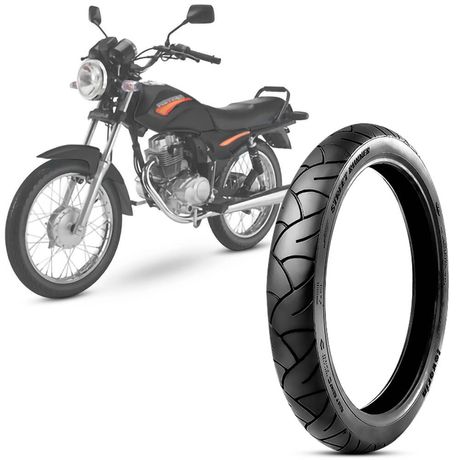 Pneu Moto Hunter Levorin by Michelin Aro 17 2.50-17 43p Dianteiro Traseiro Street Runner