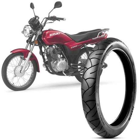 Pneu Moto GS120 Levorin by Michelin Aro 17 2.50-17 43p Dianteiro Traseiro Street Runner