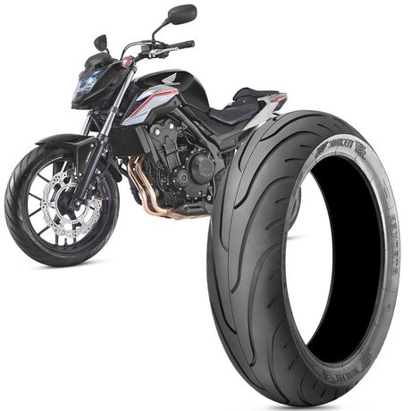 Pneu Moto Honda CB500F Technic Aro 17 160/60-17 69v Traseiro Stroker