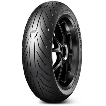 Pneu traseiro Pirelli Angel GT 2 160/60-17 para moto CB 600F Hornet, com design esportivo e aderência superior.