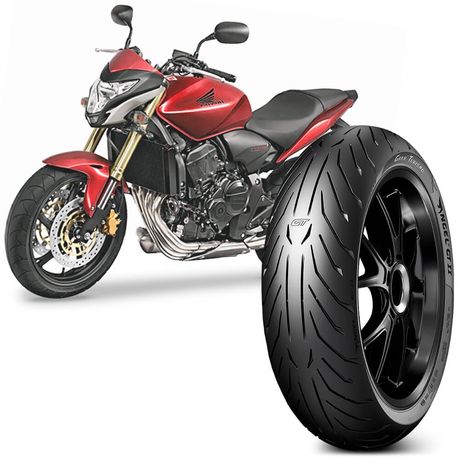 Pneu Moto CB 600F Hornet Pirelli Aro 17 180/55-17 73w Traseiro Angel Gt 2