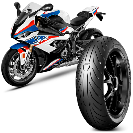 Pneu Moto Bmw S1000RR Pirelli Aro 17 190/55-17 75W Traseiro Angel GT 2